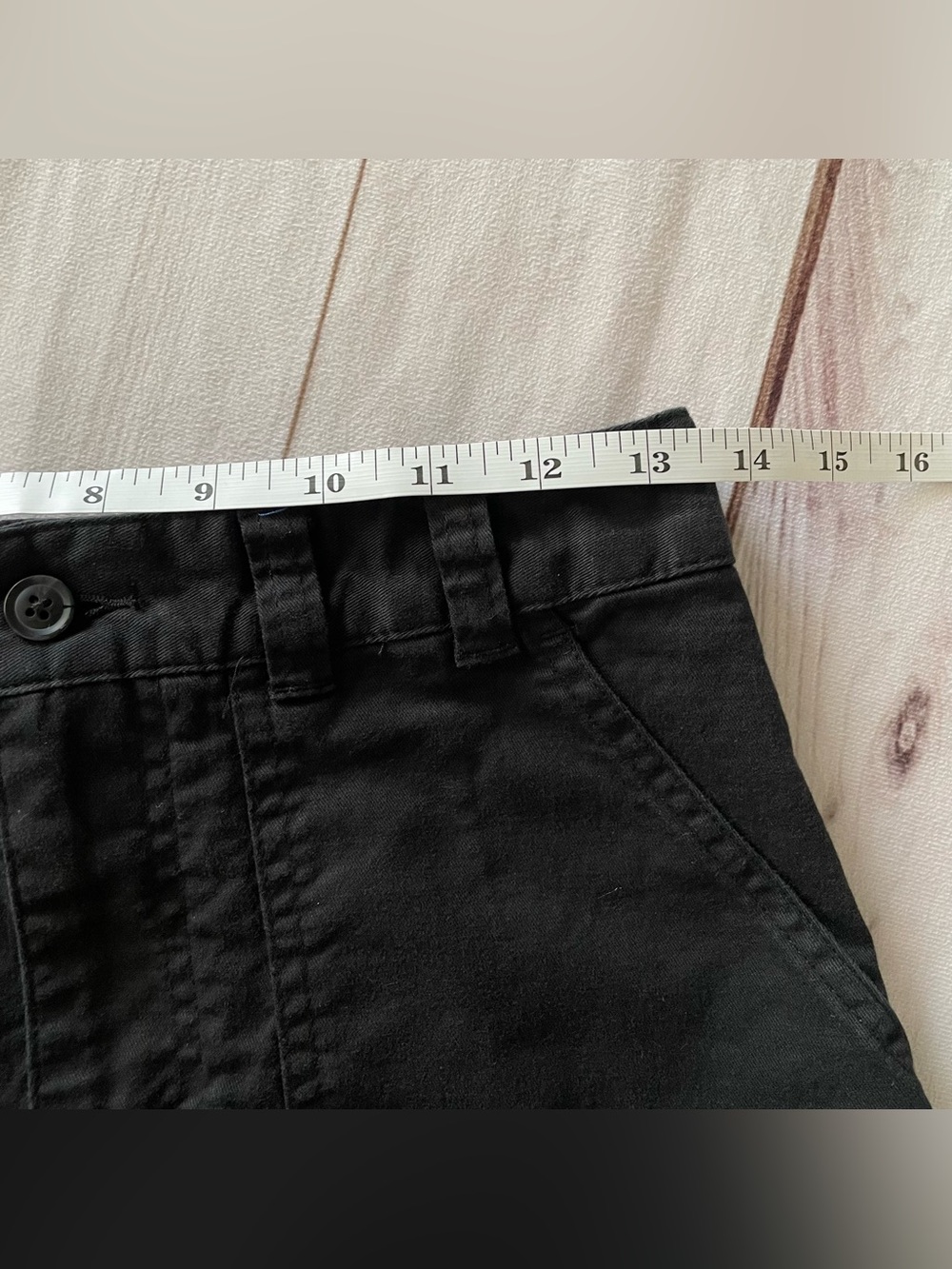 A New Day Surplus Utility Maxi Skirt Women’s S Black Split Cotton Elastic Waist - Picture 12 of 15